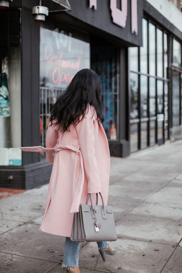 POWDER PINK COAT Walk In Wonderland