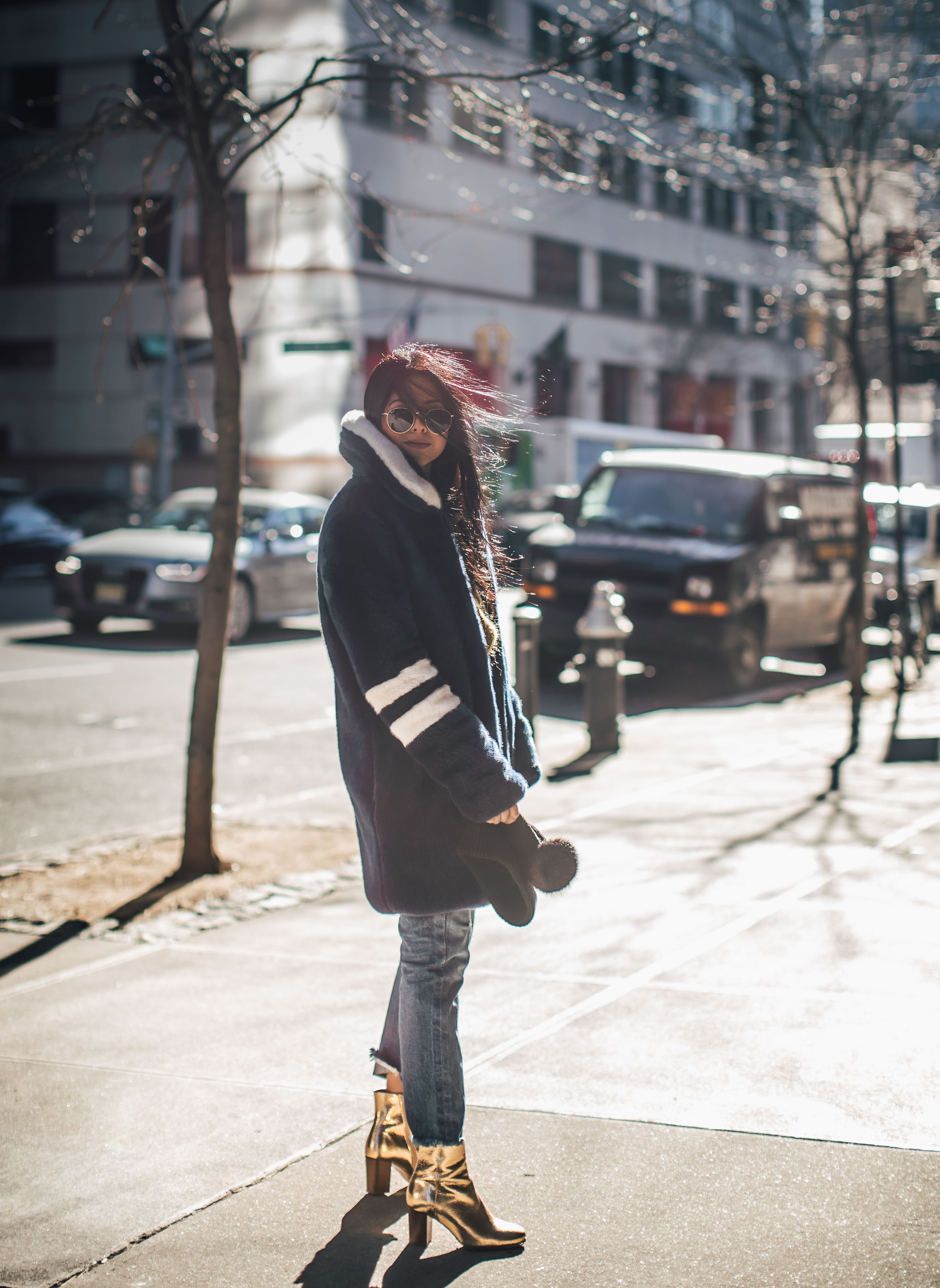 Gold booties outfit sale