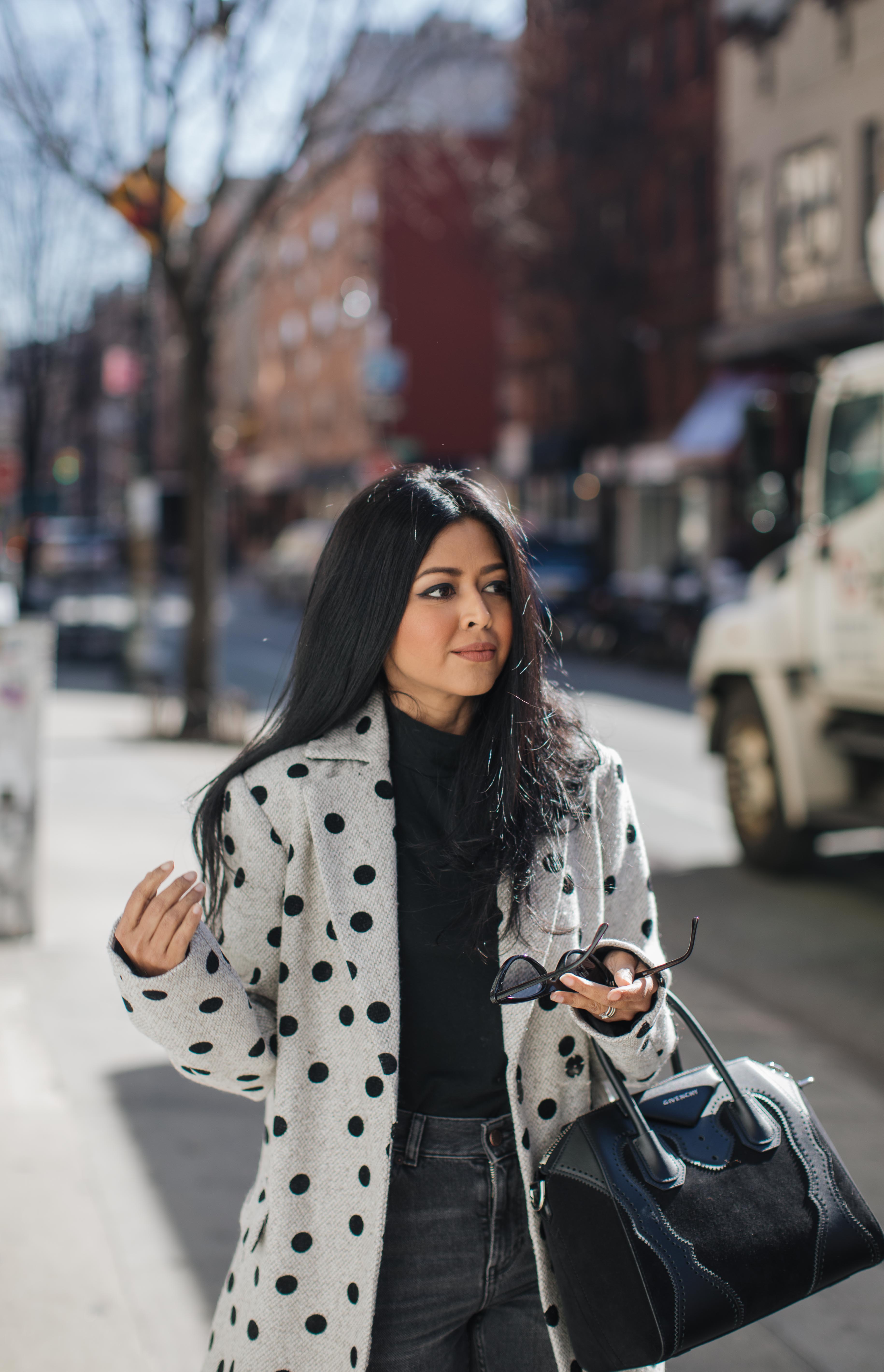 POLKA DOT COAT Walk In Wonderland